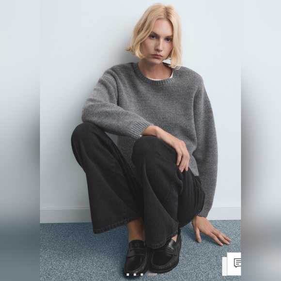 NWT Mango Danila Wide Leg High Rise Jean Size 8 EU40 - Picture 4 of 16